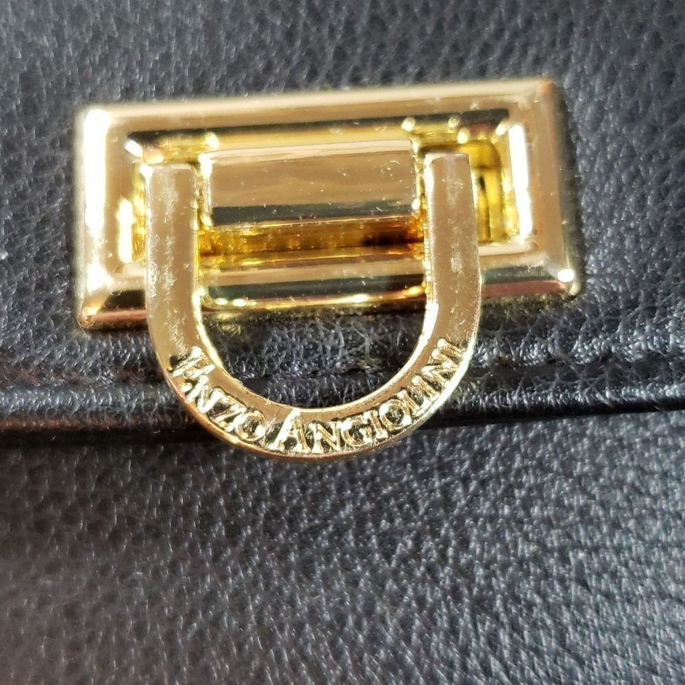 Black Enzo Angliolini Bi-Fold Large Spacious Wall… - image 2